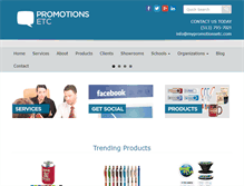 Tablet Screenshot of mypromotionsetc.com